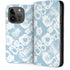 Blue Tie Dye iPhone 15 Pro Folio Case